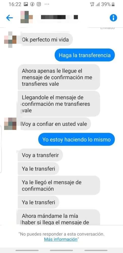 Venta de MLC: ¿El último para la estafa?